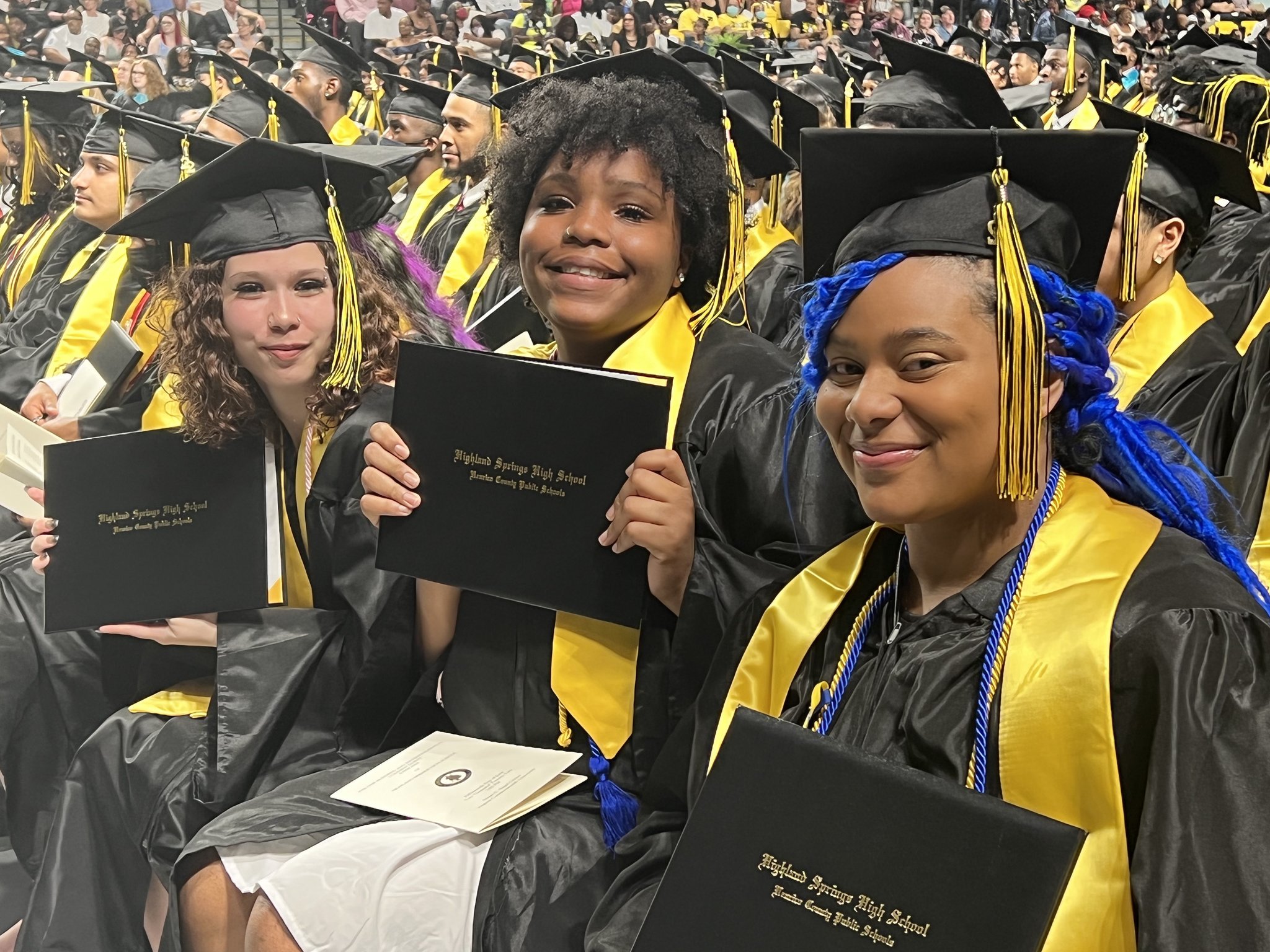 Henrico Schools on Twitter "Show us those diplomas, Springer Nation