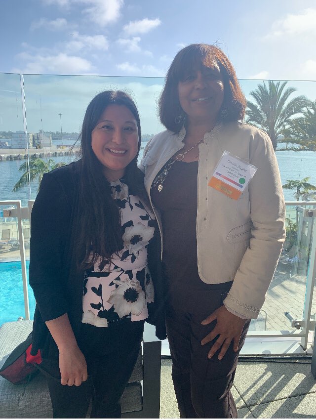 LISC_SD's tweet photo. Great to see @TahirihZLISC at the CHAM conference. LISC is dedicated to building bridges for the communities we serve into asset management careers. #OneLISC https://t.co/zgONNJgREa