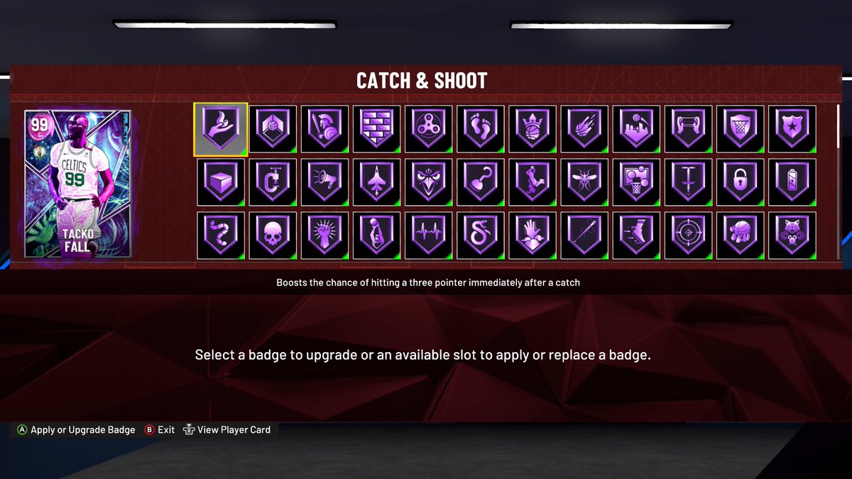 Goohwap's tweet image. 51 HOF Tacko ending in 4 hrs on #Xbox  #NBA2K22 #nba2k22myteam
Key badges: Slithery finisher 🐍, Limitless takeoff 🚀, Blinders 🧑‍🦯, Sniper 🎯, Chef 🧑‍🍳, Deadeye 💀, Lucky #7 7️⃣, Bullet passer 🚅, QFS 🦶, Ankle breaker 🏀, HFD ⛹️‍♂️, Glue hands 🙏, Needle threader 🪡, Ball stripper 🥍