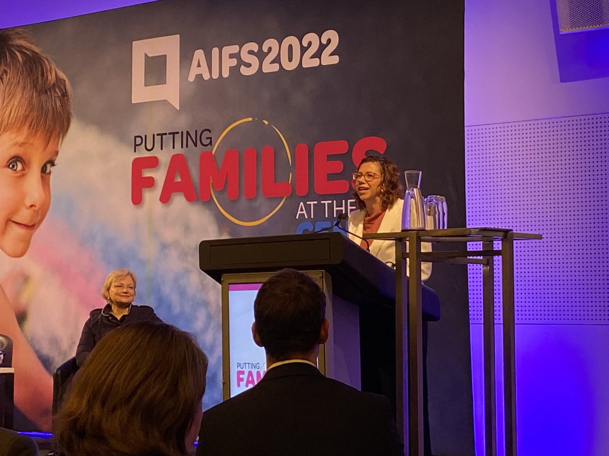 Stirring overview from Minister <a href="/AmandaRishworth/">Amanda Rishworth MP</a> of the current DSS portfolio. Really sparks so much of the #aifsconf program and our conversations this week.