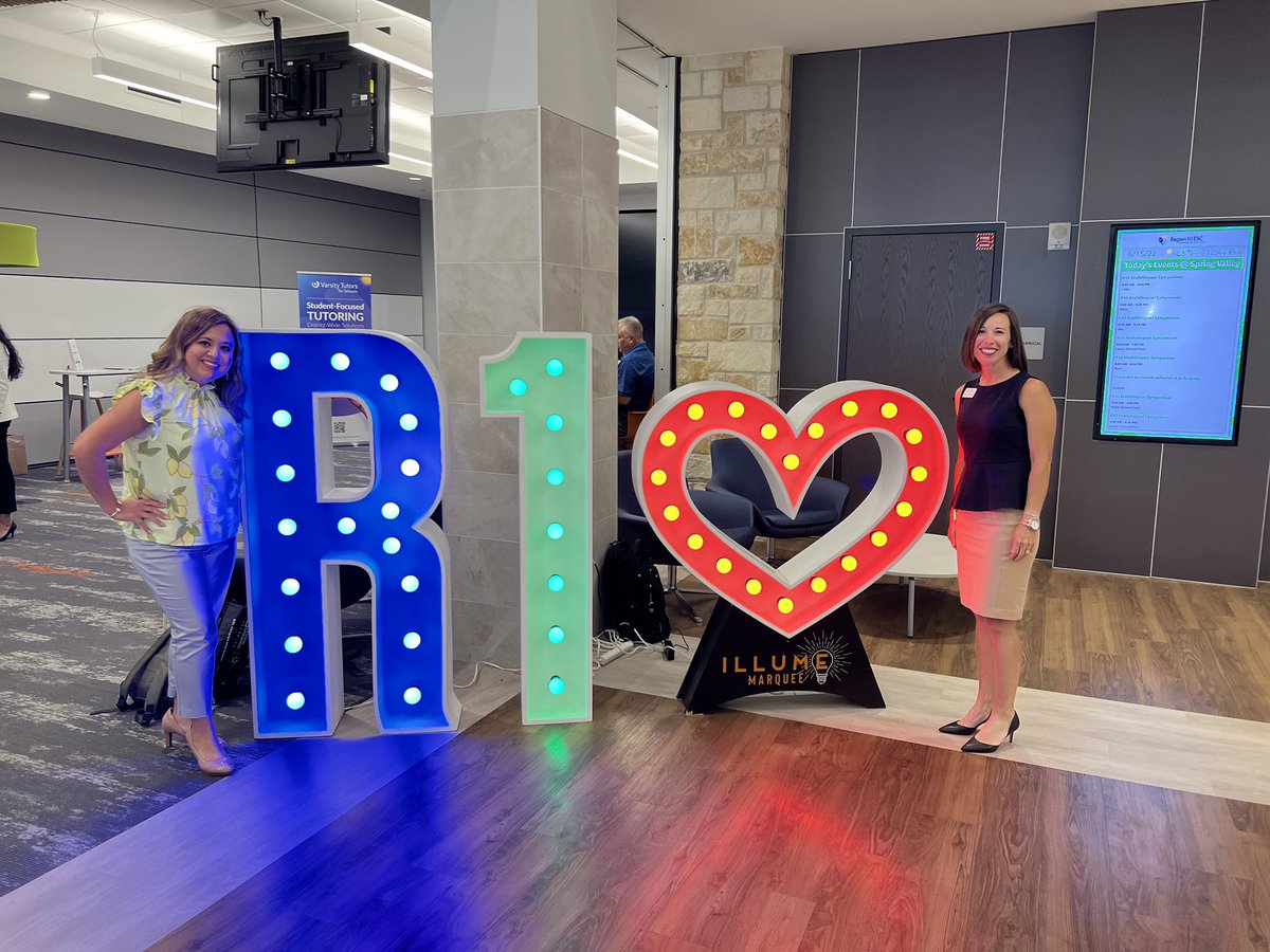 <a href="/myocomesc11/">Melanie Yocom, M.Ed.</a> and @ESC11ElenaG joined our friends @R10ELsupport to present sessions at #R10Multilingual symposium. They were amazing hosts!!