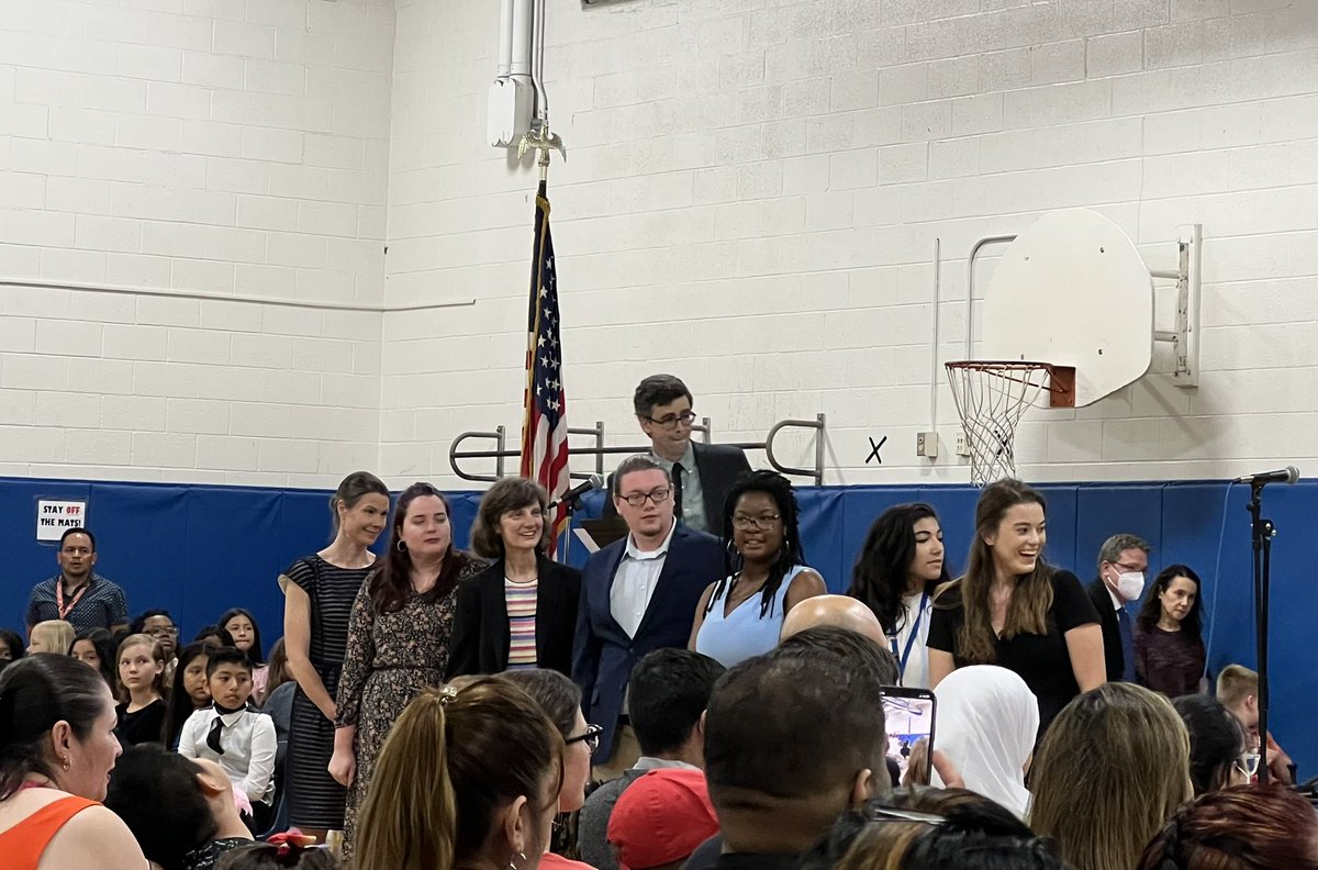 Smiles at Barrett 5th grade promotion ceremony #KWBPride #students #teachers #family #APSisAwesome