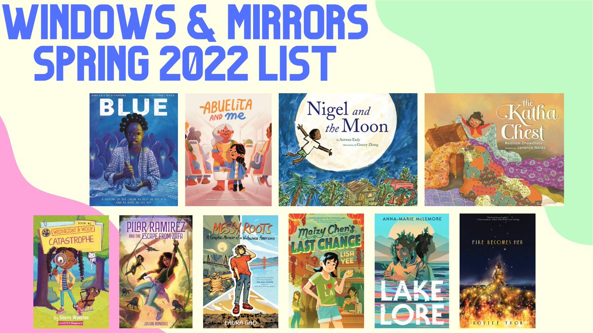 The Spring 2022 #WindowsandMirrors list is here! 🪟🪞These first 10 titles were chosen for their representation of diversity and inclusion by New England children's booksellers. To view this list and read bookseller blurbs, visit our website: newenglandbooks.org/page/windows-a…