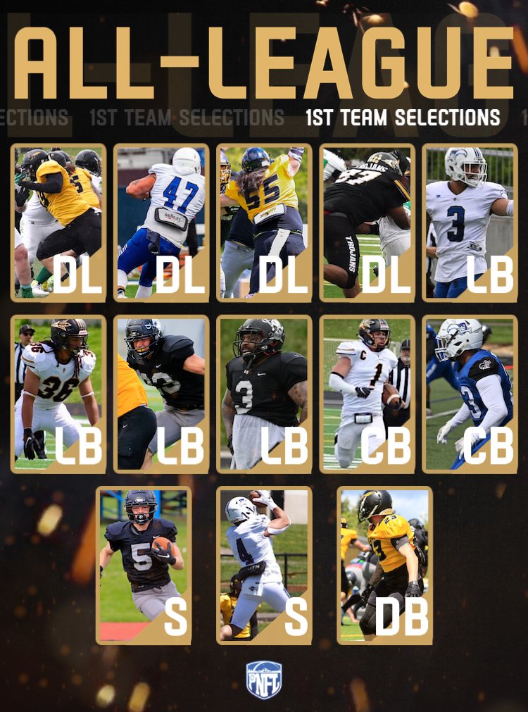 PNFL's tweet photo. Congratulations to all those being recognized and being named to the 2022 Pacific Northwest Football League All-League and Honorable Mention list. https://t.co/wtmgqnt20y