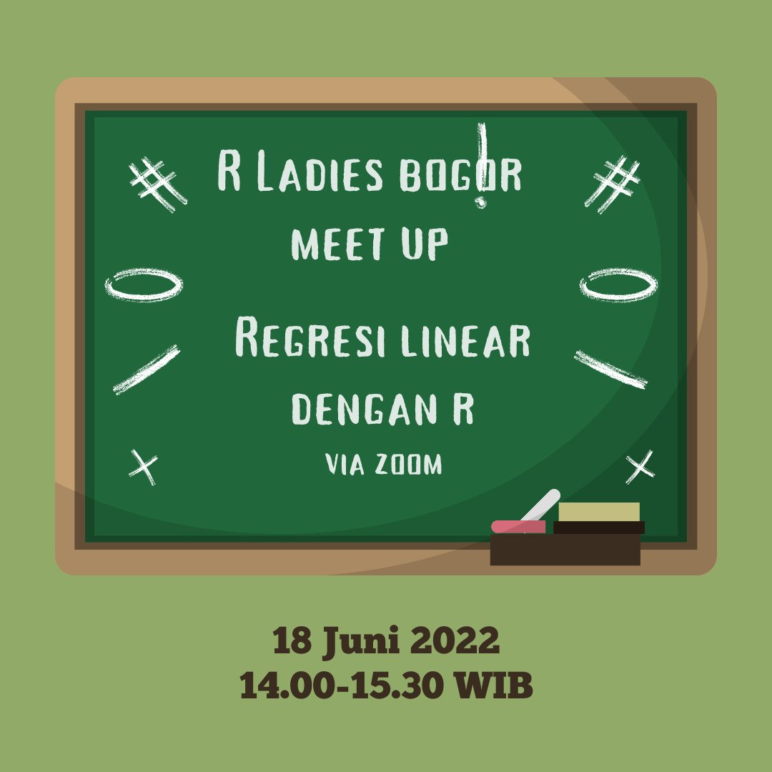 Halo semuanya! Sabtu, 18 Juni ini kita akan mengadakan RLadiesBogor lagi via Meet Up online. Yang tertarik ikutan, silakan daftar di sini untuk dapat link zoomnya ya. Sampai ketemu!

forms.gle/AHUYtwacfjsZPe…