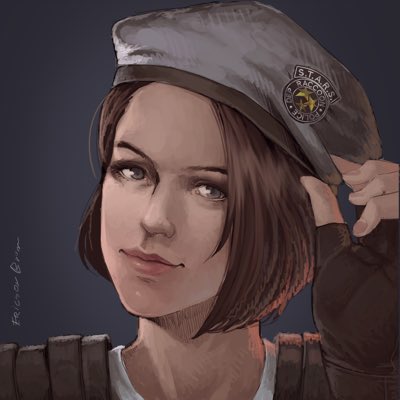jillslockpick's tweet photo. #NewProfilePic 

amazing art by @EricsonBlum 

thank you for drawing this beautiful jill for me 💙 https://t.co/2ProAOtpmi