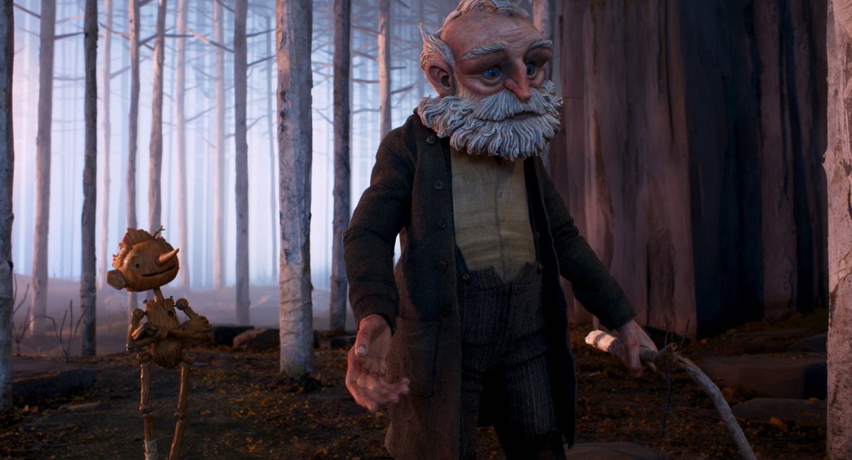 catsuka's tweet photo. New HD pictures of Netflix "Pinocchio" stop motion animated movie by Guillermo del Toro (@RealGDT).
The preview screened at #AnnecyFestival today was wonderful. https://t.co/gWvxqJ63HM
