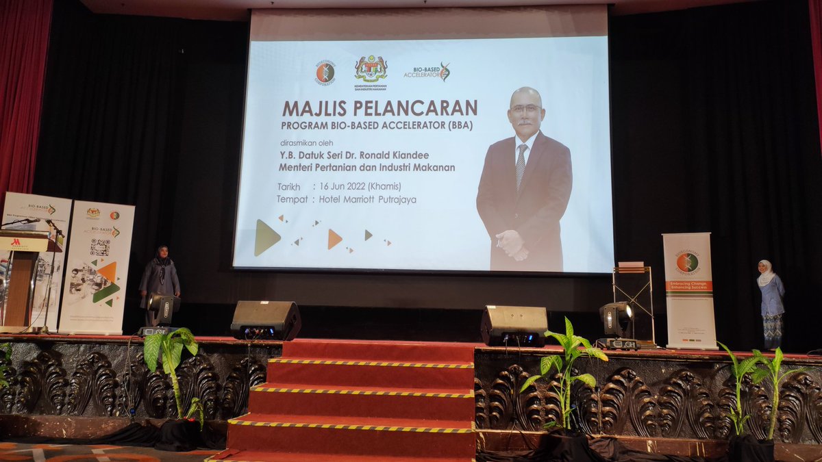 bioeconomycorp's tweet photo. Happening soon - Launch of #BiobasedAcceleratorProgramme with @mafimalaysia Minister YB @rkiandee
#MAFIMALAYSIA #BIOECONOMYCORPORATION #BBA #BIONEXUSSTATUS https://t.co/c2bUM38EKa