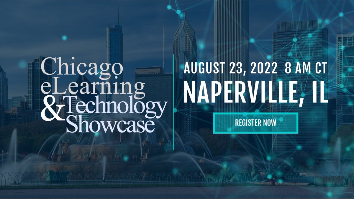 CETShowcase's tweet photo. Registration is now open for the Chicago eLearning &amp; Technology Showcase! #eLearning #training https://t.co/i4wC9n2ehC #techcomm #Chicago @ATDChi @stcchicago https://t.co/uxRyH5RTwu