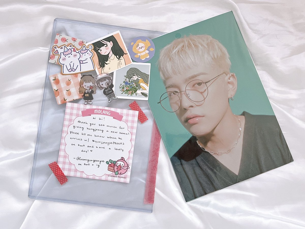 hongminko's tweet photo. he's here 🥹🥹✨✨ 
thank you always chani !!
#yunjjongssPROOFS @yunjjongss https://t.co/ktHzISdQub