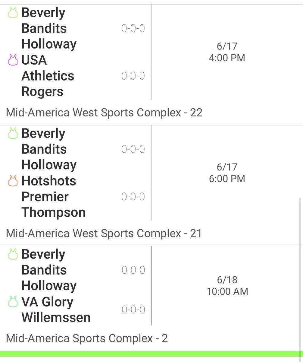 Summer is here!! Catch us at the Top Gun Invite! Here is our schedule…