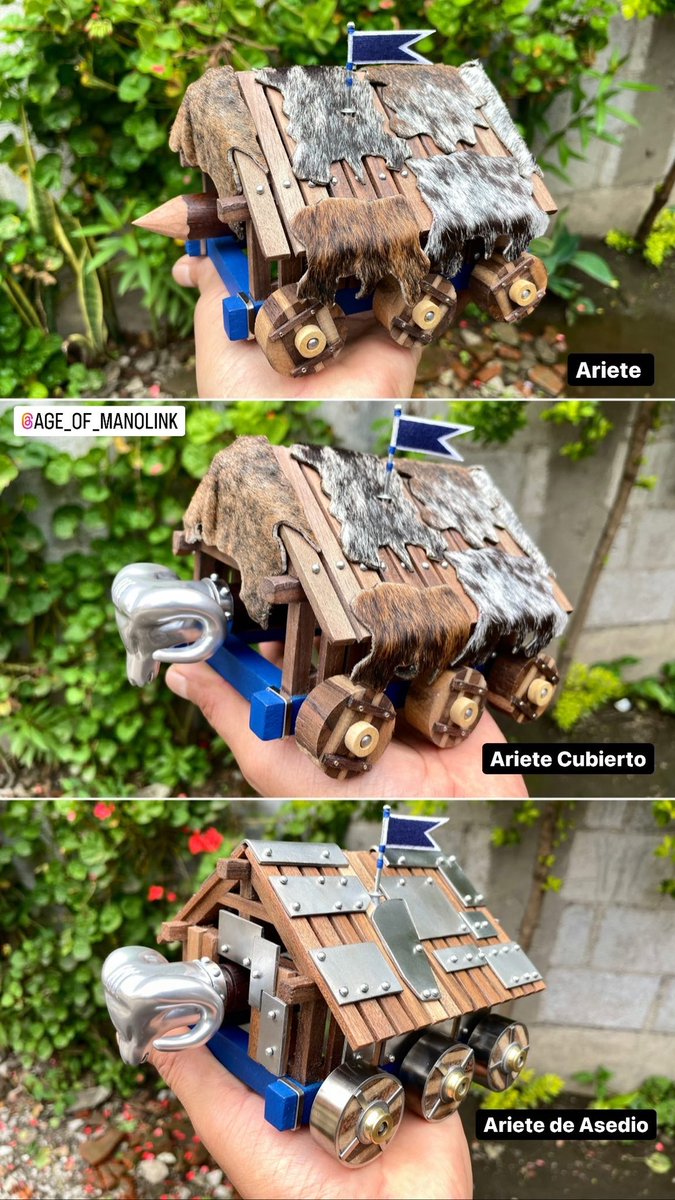 ageofmanolink's tweet photo. Battering Ram
Capped Ram
Siege Ram
Ariete
Ariete Cubierto
Ariete de Asedio
Hechos a mano por Manolink
Escala: 1/25
#ageofmanolink #batteringram #cappedram #siegeram #ram #ageofempiresdefinitiveedition #ageofempires2 #aoe2 #medieval #medivalart #art #ageofempiresiv https://t.co/qOlgL6szjO