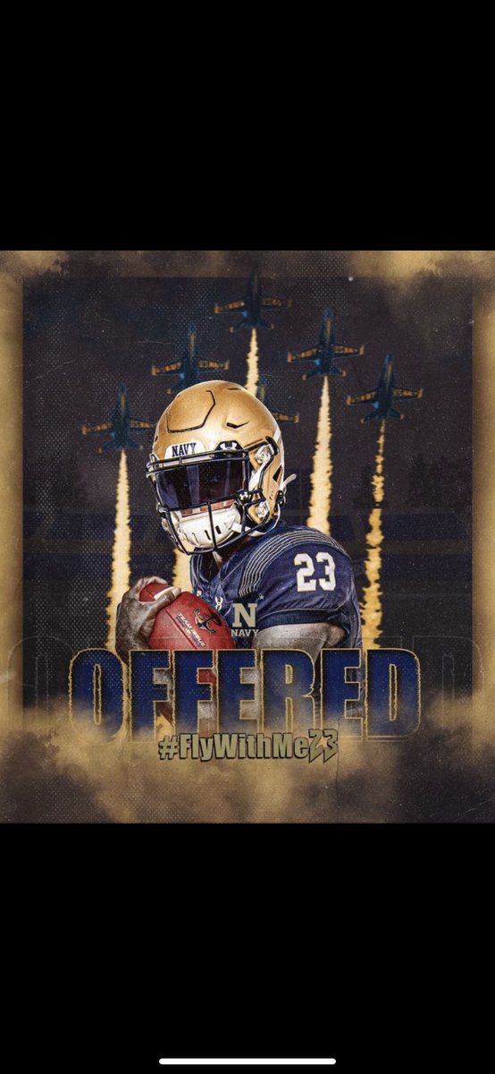 Blessed to receive and offer from <a href="/NavyFB/">Navy Football</a> <a href="/CoachIvinJasper/">Ivin Jasper</a> <a href="/CoachScargle/">John Scargle</a> <a href="/CoachCapel10/">John Capel OLY</a>