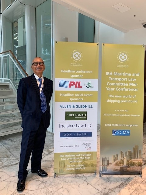 veralawph's tweet photo. Atty. Valeriano Del Rosario attends the IBA Maritime and Transport Law Committee Mid-Year Conference: The new world of shipping post-Covid. 

Visit our website to read more about this article:
https://t.co/Fsv1HawcLP https://t.co/kj8VHB1FET