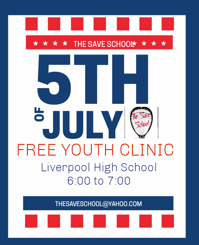 On July 5th we will be offering a FREE clinic for boys and girls 3rd to 8th grade. ALL will levels are welcome to join us. 
If interested please email:
THESAVESCHOOL@YAHOO.COM
<a href="/JustLacrosse/">JustLacrosse Upstate</a> <a href="/SectionIVLax/">Section IV Boys Lacrosse</a>