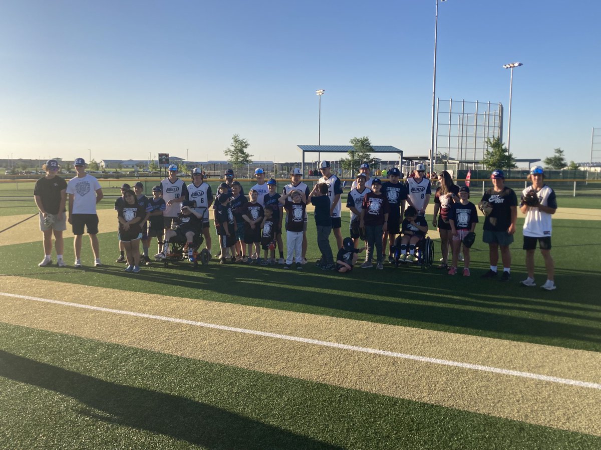 Thanks to our Legion guys for helping with the ⁦<a href="/KLLBaseball/">Kearney LittleLeague</a>⁩ Challenger Baseball Program tonight.