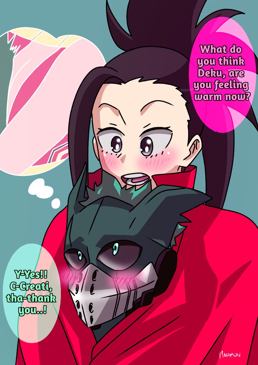 MADIRON14's tweet photo. Before the Match

#mha #MyHeroAcademia #FANART #izumomo #IzukuMidoriya #momoyaoyorozu https://t.co/Rz2lDMjLyj