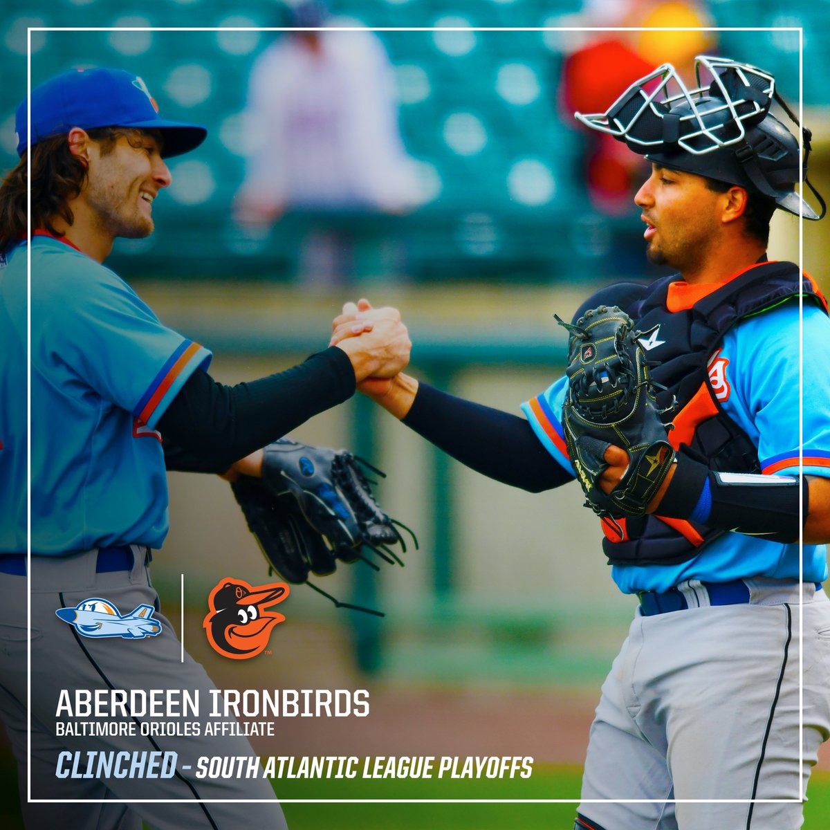 #Orioles prospects are postseason-bound!

The <a href="/IronBirds/">Aberdeen IronBirds</a> claim the SAL North first-half title.