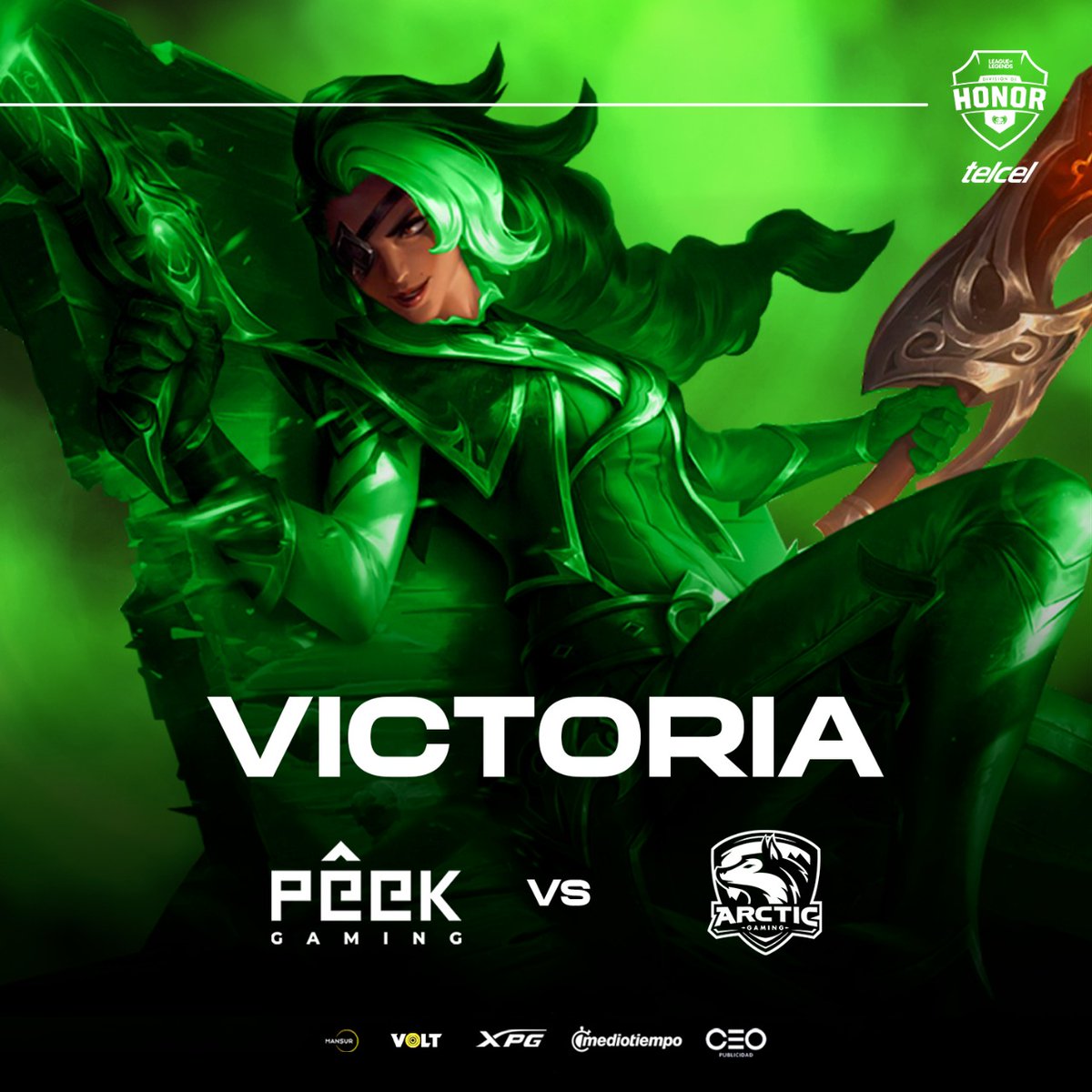 xibalbaesports_'s tweet image. ¿Creían que nos iríamos a P/R sin una victoria? 🤔 

¡No se perdió la fé nunca, hoy lo logramos! 🥳😎 

GG WP para nuestros rivales @ArcticGamingMX 🔥

#PeekGaming #DDHLOL #PowerMexicano #ReachThePeek  💚💚