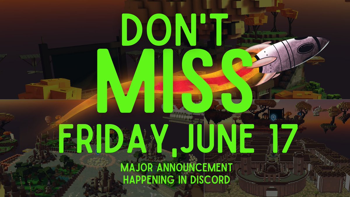 iR_Enterprise's tweet image. MAJOR ANNOUNCEMENT ALERT: LandVault will be addressing its community at two different times THIS Friday, June 17, to discuss upcoming news. This is big, please make it to both calls in the LandVault Discord. 

First call is @ 10:30 a.m. PST
Second call is @ 1:30 p.m. PST