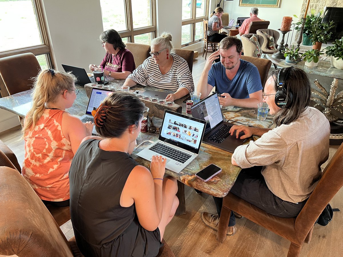 ATPI's tweet photo. And after dinner everyone goes back to work finishing up their assignments. #atpisw22 https://t.co/D0bcpSVKGH