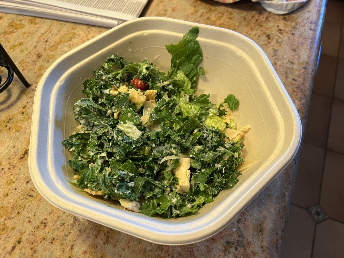 Wow, <a href="/sweetgreen/">sweetgreen</a>, your salads are half the size they were just a few months ago! I know there’s #inflation, but 50% less food = 90% less #customersatisfaction