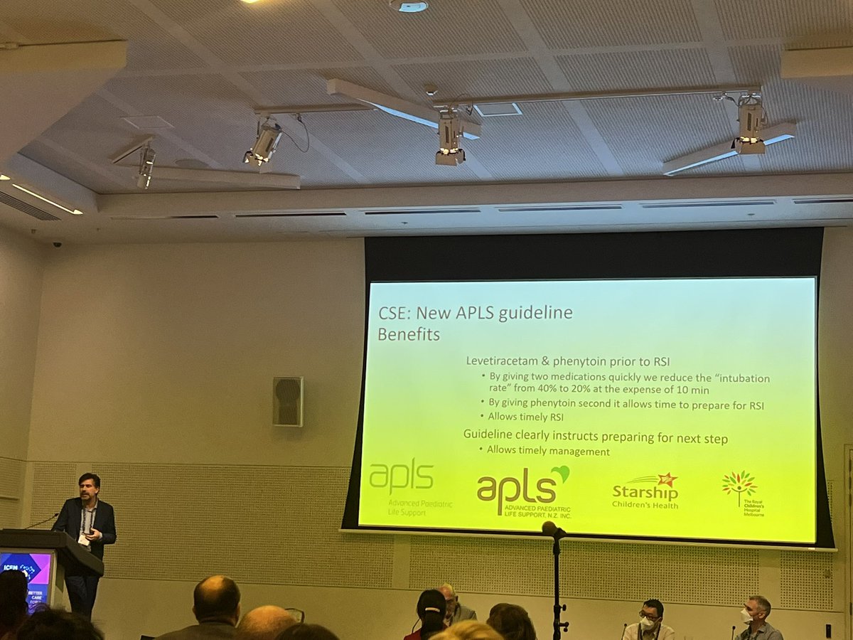 elyssiabourke's tweet photo. Stuart Dalziel providing an overview of the evidence for paediatric status. Great to see rapid knowledge translation of research into practice to allow the benefits of the outcomes to be far reaching #ICEM22 @PREDICT_network https://t.co/0tlpGbx7GW