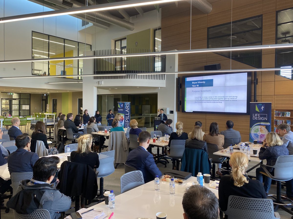 Think back to when you were 14. Could you do a presentation in front of a group of visiting consultants from across Asia? Could you talk about your passions? How about your talents? Your life purpose? This student did. Amazed at the next generation ⁦<a href="/StLukesMP/">St Lukes Marsden Park</a>⁩ is producing