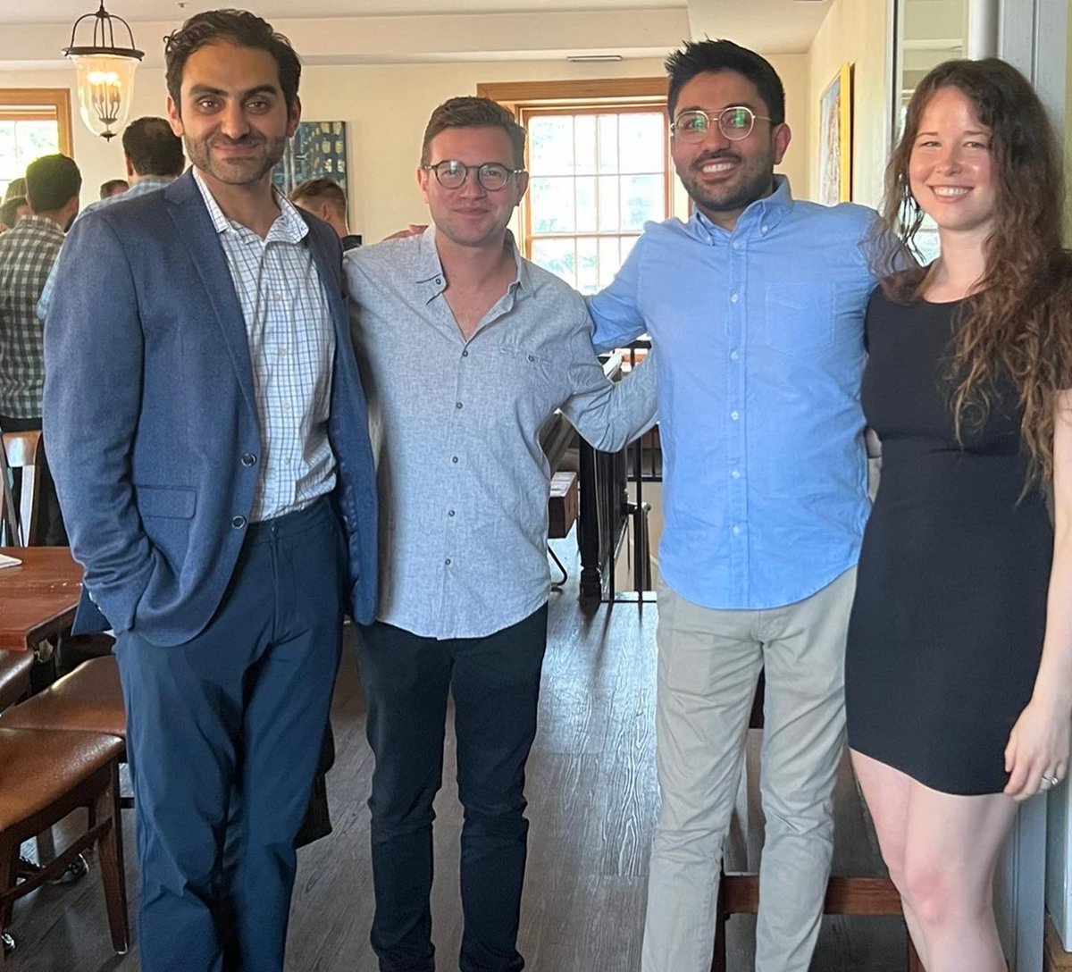 mac_ortho's tweet image. Thank you to everyone who came out tonight to celebrate our graduates!🎓🎉

Kellee, Jeff, Seper &amp;amp; Muza - you’ll forever be a part of our MacOrtho family, and we are all so proud of you! Here’s to your next adventure!

#WeAreMacOrtho #FRCSC