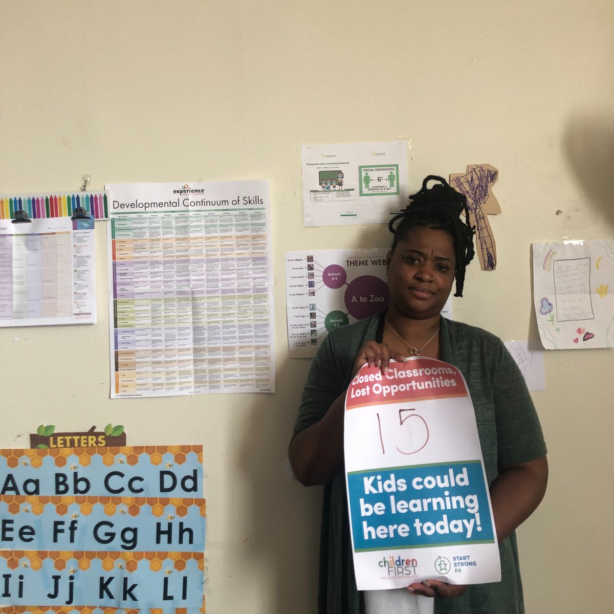 childrenfirstpa's tweet photo. Westview Early Learning Center in Upper Darby could be teaching 21 more kids if they could only hire & retain staff. Sadly, as you've been seeing over the past few weeks, their situation isn't unique. The staffing crisis must be addressed. #RaiseChildCare #EmptyClassrooms #30in30 https://t.co/6CBfGuz7TR