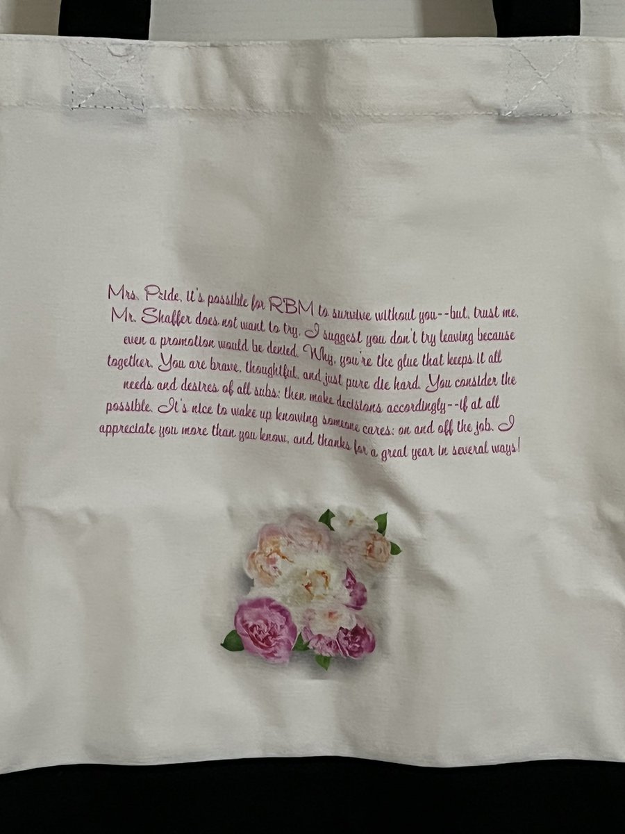 mamapride5's tweet photo. This is why I love being the substitute coordinator at my school! It’s not an easy job! But to receive this gift with such beautiful engraved words, it makes me feel, what I do is appreciated. ❤️ https://t.co/RcT0RChR33