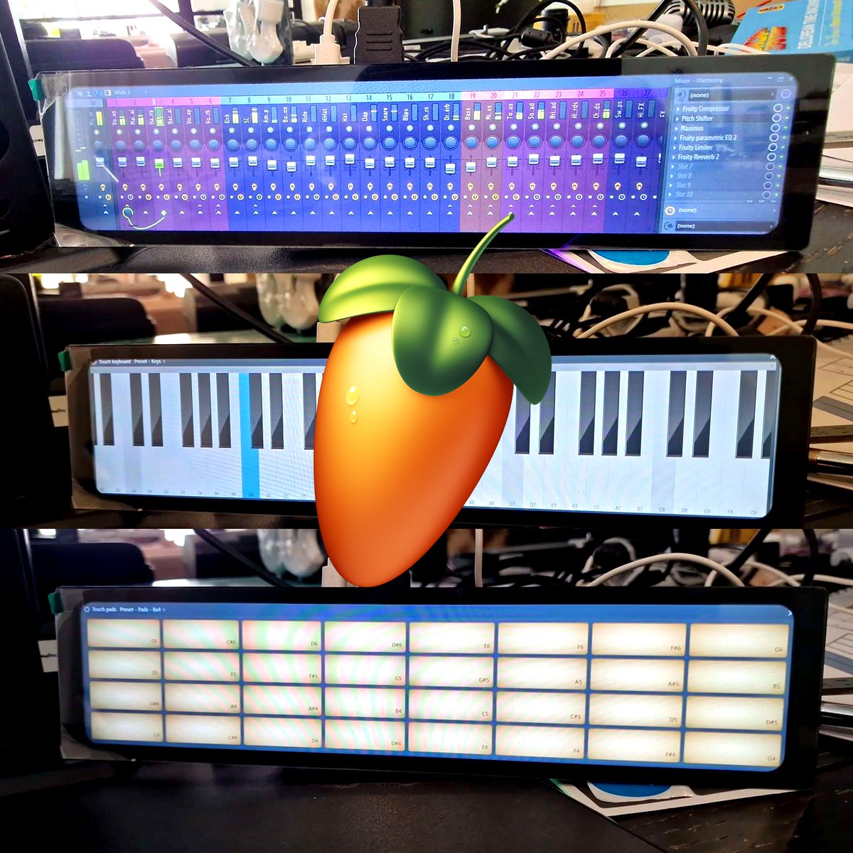 FL STUDIO | We've been experimenting with a unique touch-screen. What would you use it for?