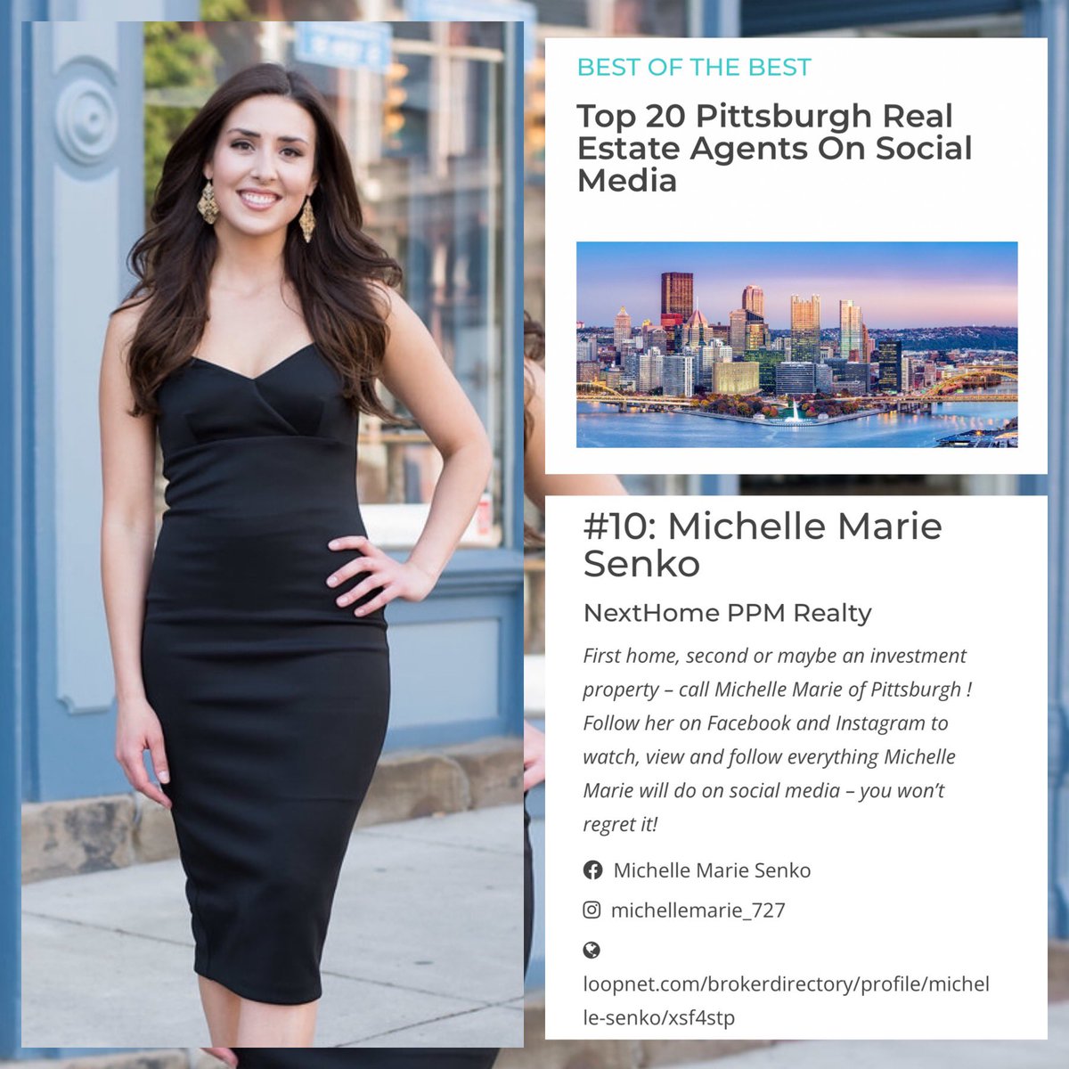 I’m so thankful for the continued honor✨among some most admired colleagues in Pittsburgh! 🌟 
#michellesenko #realtor ✨412.525.0404
#realtor #topagent #realestateagent #socialmediamarketing #socialmedia #localpgh #pghlocal #pgh #realtors #realtorstyle #parealestate #instagood