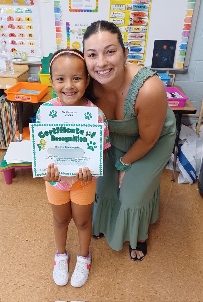 Congratulations to this character award winner! We are so proud of how you ROCK!