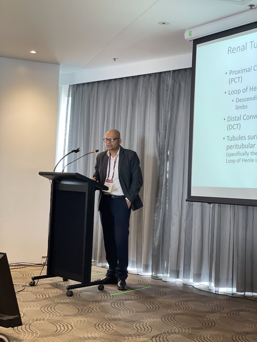 Dr Girish Mallesara presenting on electrolyte balances and management <a href="/CNSA_ORG/">CNSA</a> Cancer Nurse Practitioner Workshop #CNPSPN #CNSA2022 #nursepractitioner