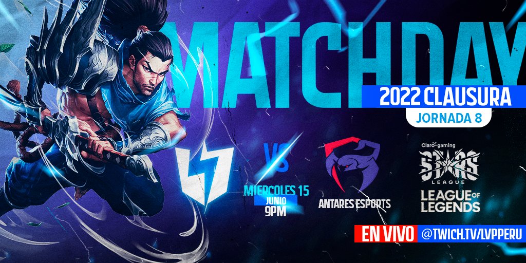 Vamos a la cima, estamos en vivo!! ⚡️ contra <a href="/_AntaresEsports/">Antares Esports 🦂</a>

🟥🎥 youtube.com/c/LVPlas/
🟪👾 twitch.tv/lvpperu

#Esports #LeagueOfLegends #SuperSemana #ClaroxStars