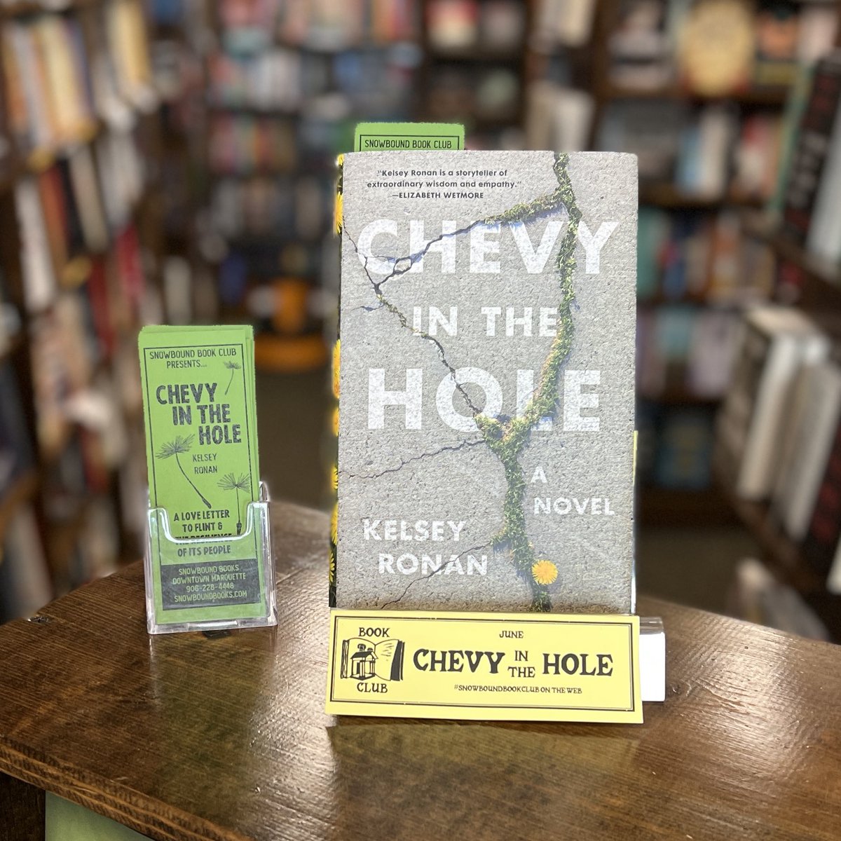 The #snowboundbookclub selection of the month: #chevyinthehole by #kelseyronan