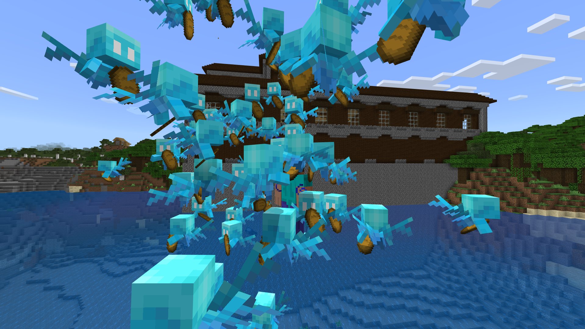 衝撃のマイクラ アレイが６０体いる森の館ヤバいシード値 Minecraft マイクラ マインクラフト T Co Nds5ag2zlg Twitter