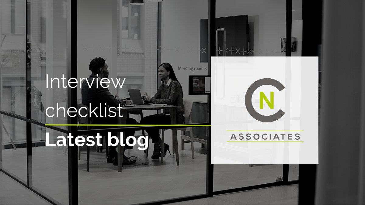 n_c_associates's tweet image. The best way to ease those interview nerves is to be as prepared as possible, so we’ve put together our top tips to help you get ready for your interview. Take a look and download our checklist here 👇

lnkd.in/eGhcsJBn

#interview #interviewadvice #interviewchecklist