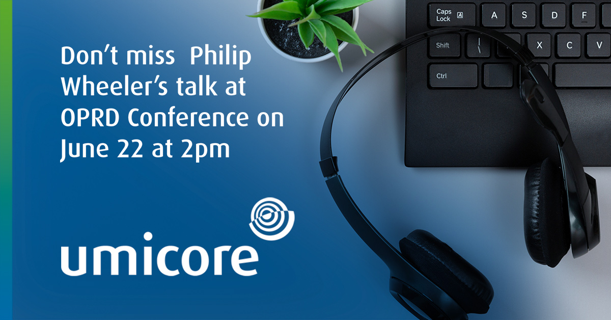 UmicoreGroup's tweet photo. Will you be attending @SciUp’s #OPRDNA22 Conference in New Orleans?

Don’t miss our #BondMaker, Philip Wheeler’s talk exploring the role of precious metal catalysis in sustainable #ProcessChemistry on June 22, 2pm!

Learn more: https://t.co/B1sZ9043L1 #LetsCoCreate https://t.co/Gv9Hl3ctdm