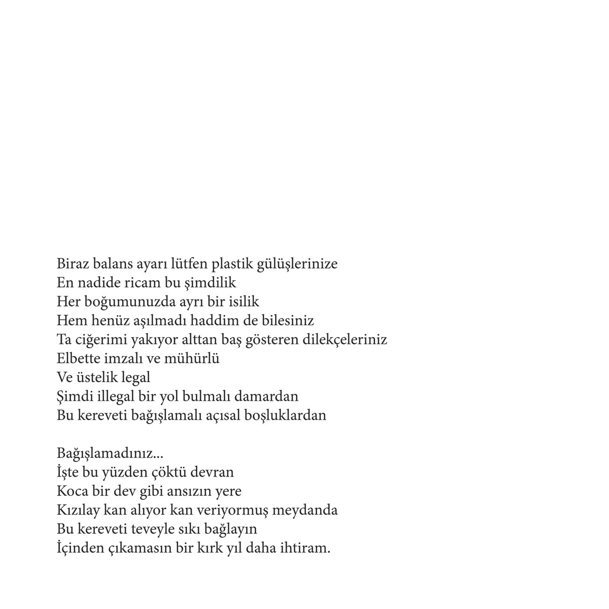 SiirVersus's tweet photo. Fatma Zehra Gündoğmuş, Kerevet ve Telve https://t.co/qcCKCKy4vd