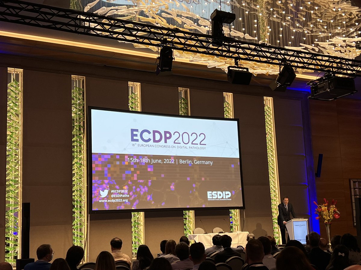 MirttiTuomas's tweet image. Happy to attend #ECDP2022 which Dr. Klauschen just opened. Berlin offers great atmosphere for the digital pathologists