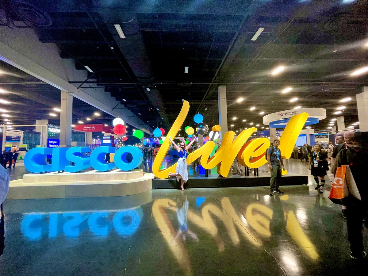 CyberKori's tweet image. Parents- take you kids to #CiscoLive.. 5 years ago I attended my first #CLUS with @SDN_Girl as a premed major who realized 2 years into college that I had no interest in being a doctor. This year I attended #CISCOLive2022 as a @Cisco SE. #WeAreCisco