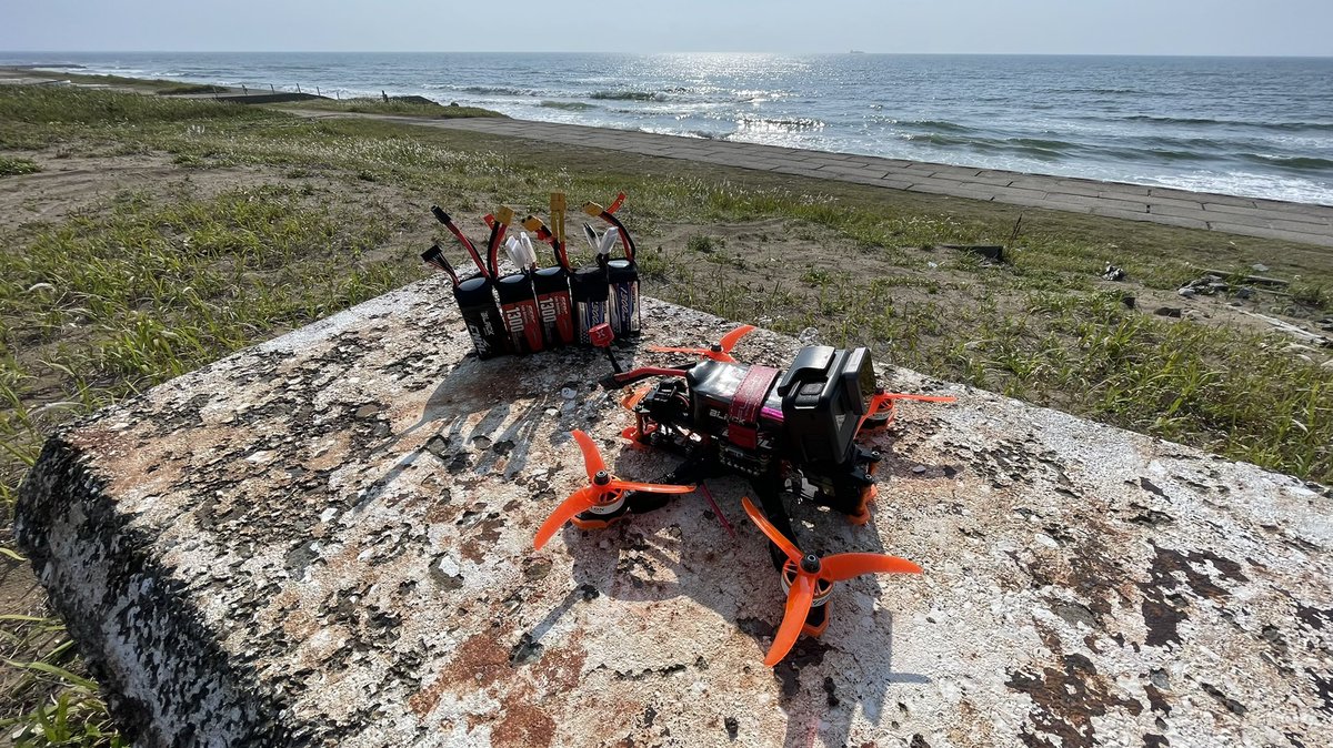 5インチ、フリスタ機
バッテリー20パック分、飛ばしました😁今日はいい天気で良かった✌️