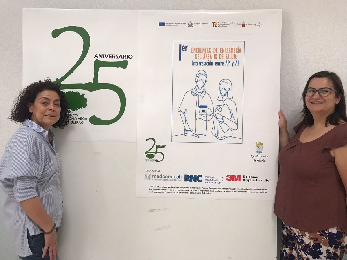 Area9VegaAlta's tweet photo. Mañana celebramos en nuestra @Area9VegaAlta el 1er encuentro de enfermería sobre interrelación entre AP y AE. Estamos preparando todo para su inicio, con la colaboración de @Murciasalud @rnc_murcia @3MEspana @medcomtech_sa @AytoAbaran https://t.co/IkkRpqokCJ