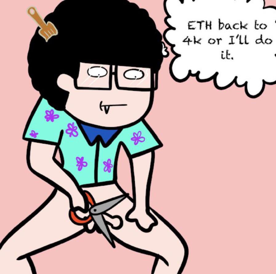 OMG, had anyone already announced sewing up someone’s vagina to bring #BTC back to 35k at least?
#Crypto #Cryptocrash #hype #TrendingNow