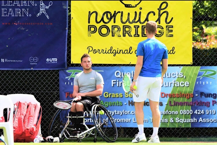 CROMERTENNIS's tweet photo. We had the pleasure of @alfiehewett6 and @BCollingwood7 here last week too getting ready for the grass court season &amp; once again thank you to @NthNorfolk for great photos! Good luck to Alfie &amp; the team for the next few weeks! @WChairTennisGB @Craig1Tennis @TennisFL @norfolktennis https://t.co/idkcQezGEs