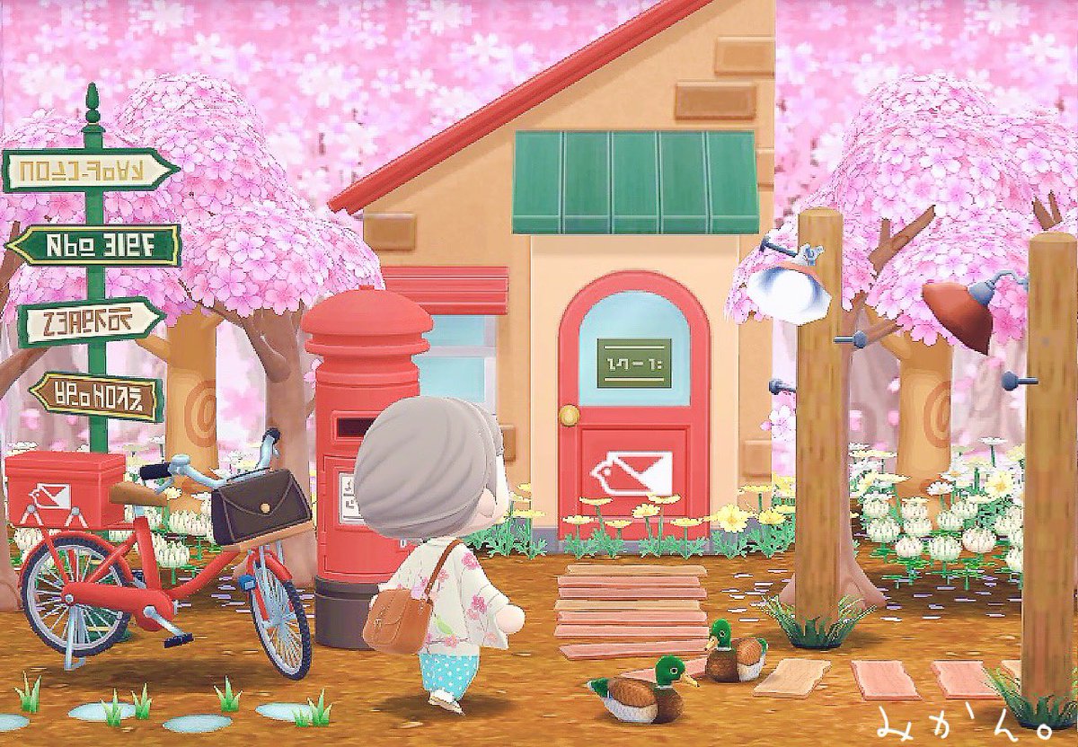 mikan_acpc's tweet photo. 🌿📮森の郵便屋さん📮🌿

#ポケ森  
#ポケ���レイアウト 
#ポケ森ニンドリ https://t.co/PmrmsaV76U