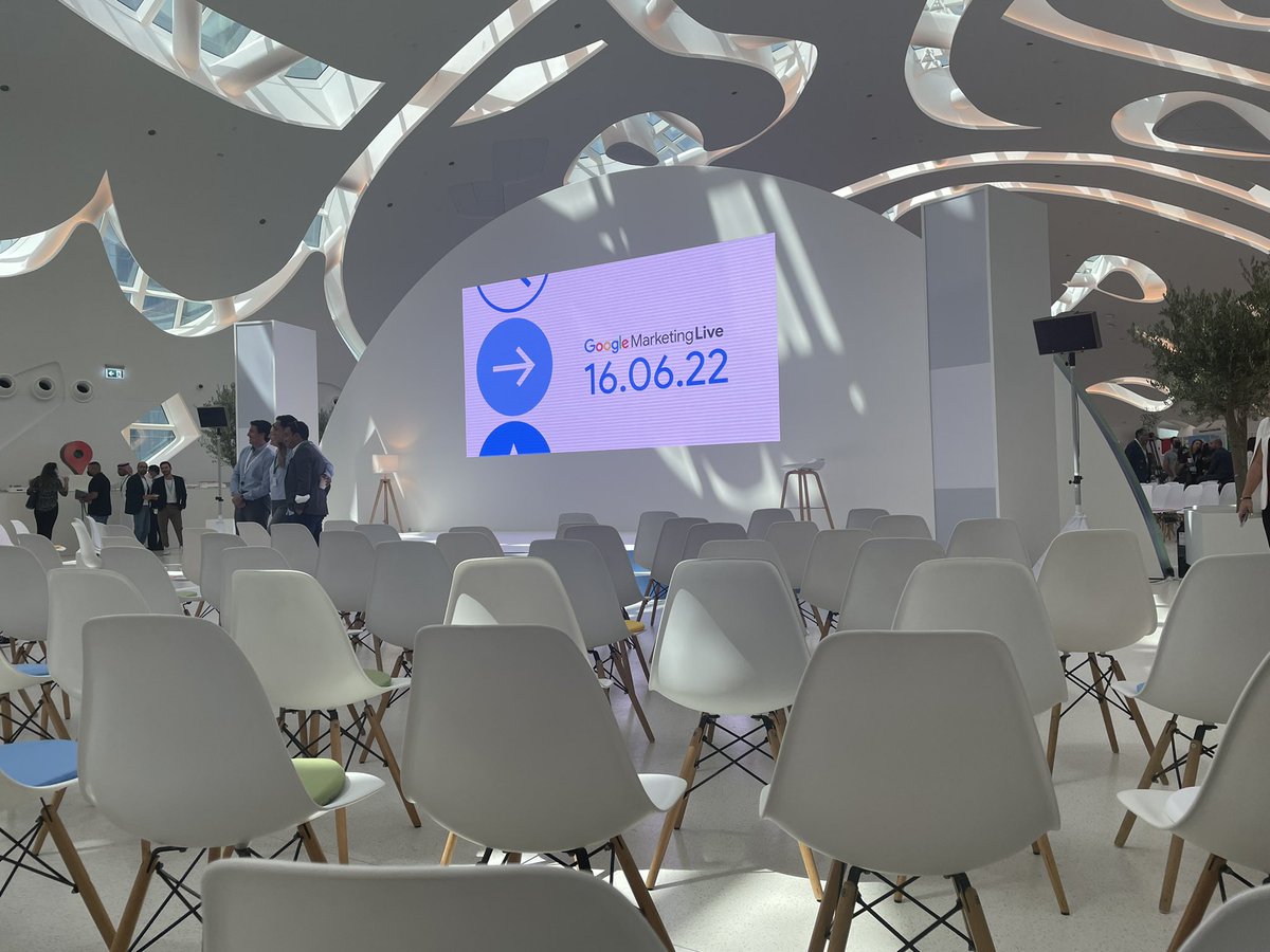 Great inspiring topics, conversations and outcomes. #gmlmena #googlemarketinglive #gml #google <a href="/CampaignMENA/">Campaign MENA</a> <a href="/Google/">Google</a>