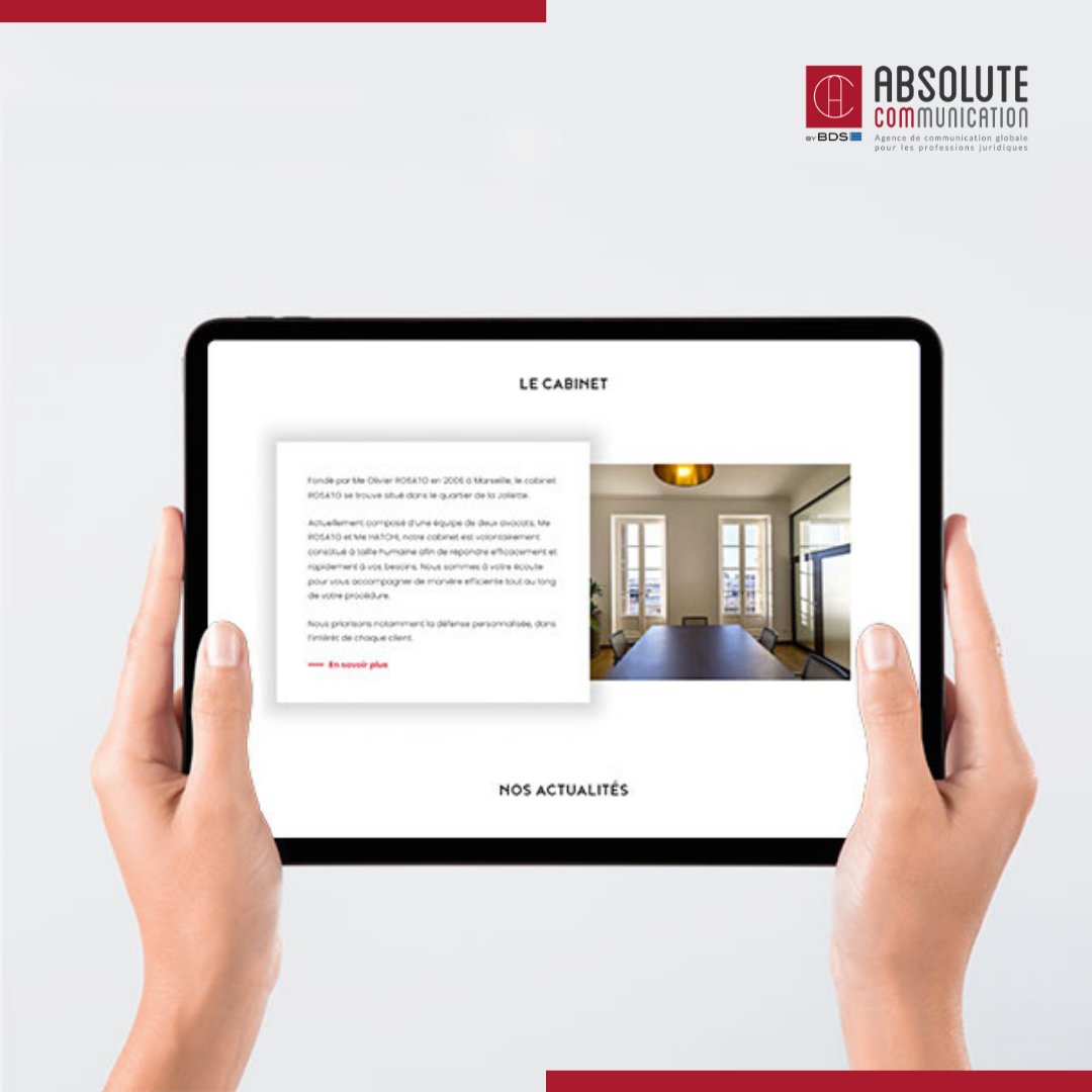 AbsolutCom's tweet photo. Le cabinet de Maître Olivier Rosato nous a confié la création de son site internet et la gestion de sa visibilité.

En savoir plus👉https://t.co/VwY5hMzy6Q

#creationlogo #logo #siteinternet #referencementnaturel #seo #avocats #absolutecommunication #agenceweb https://t.co/q87Uv9Nj1u